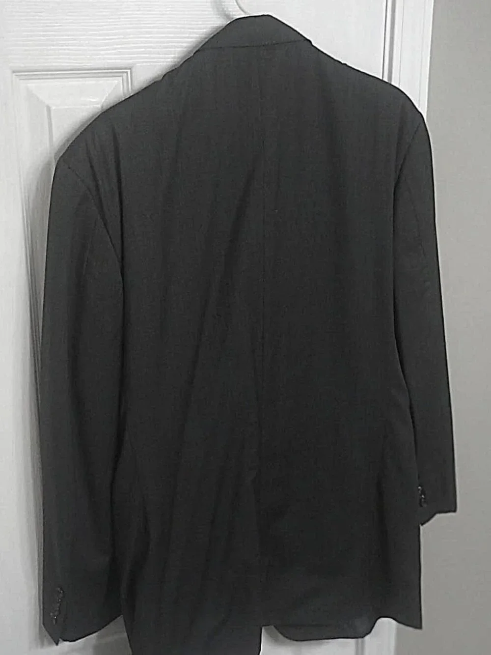 Hickey Freeman 1155 Collection Men Gray 2 Piece Suit 42L